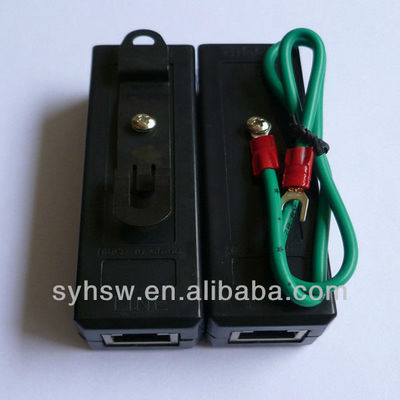 26*26*95mm RJ45 POE 1000 protetor contra sobretensões para proteção contra raios a tensão de linha de 48V