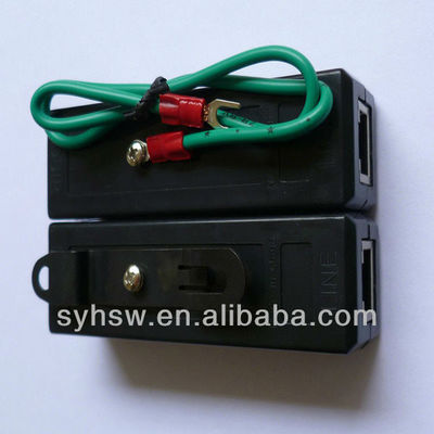 52 g SY3160 Rj45 Cat6 Ethernet/POE Surge Protector com tensão de linha de 60 V