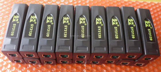 26*26*95mm POE Surge Protector Ethernet RJ45 Cat6 Lightning Arrester Proteção de sinal 48V